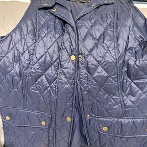 Barbour Wray Gilet Navy Blue Vest Size 12